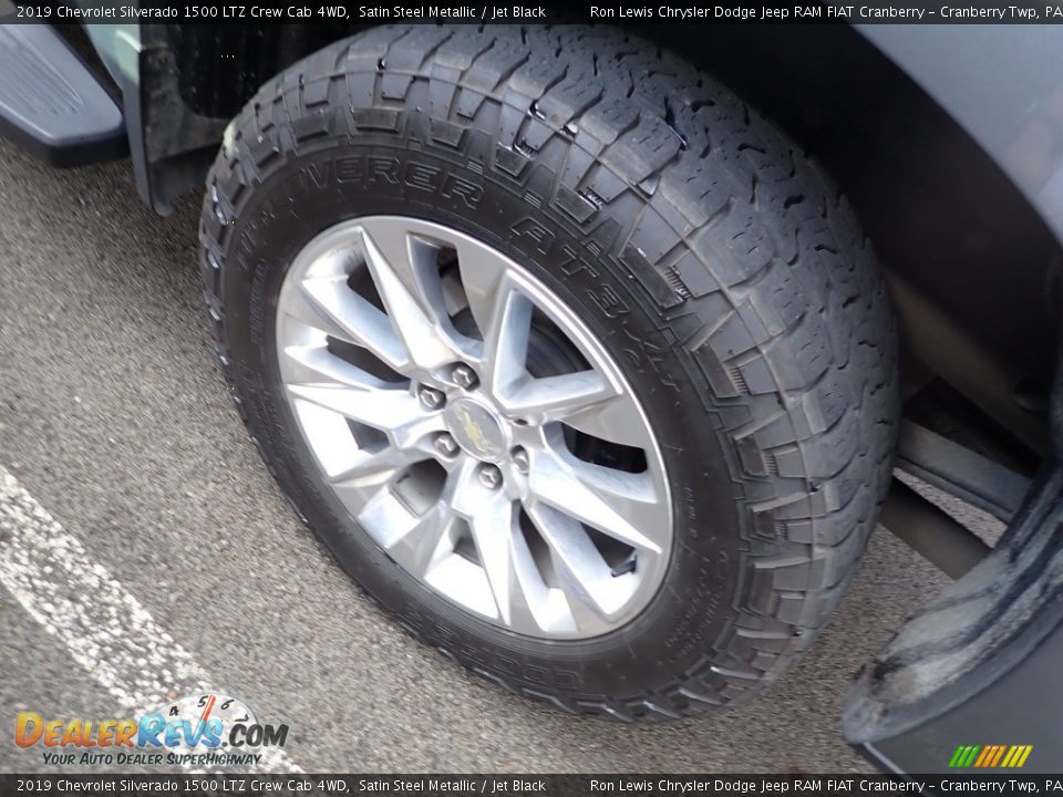 2019 Chevrolet Silverado 1500 LTZ Crew Cab 4WD Satin Steel Metallic / Jet Black Photo #4