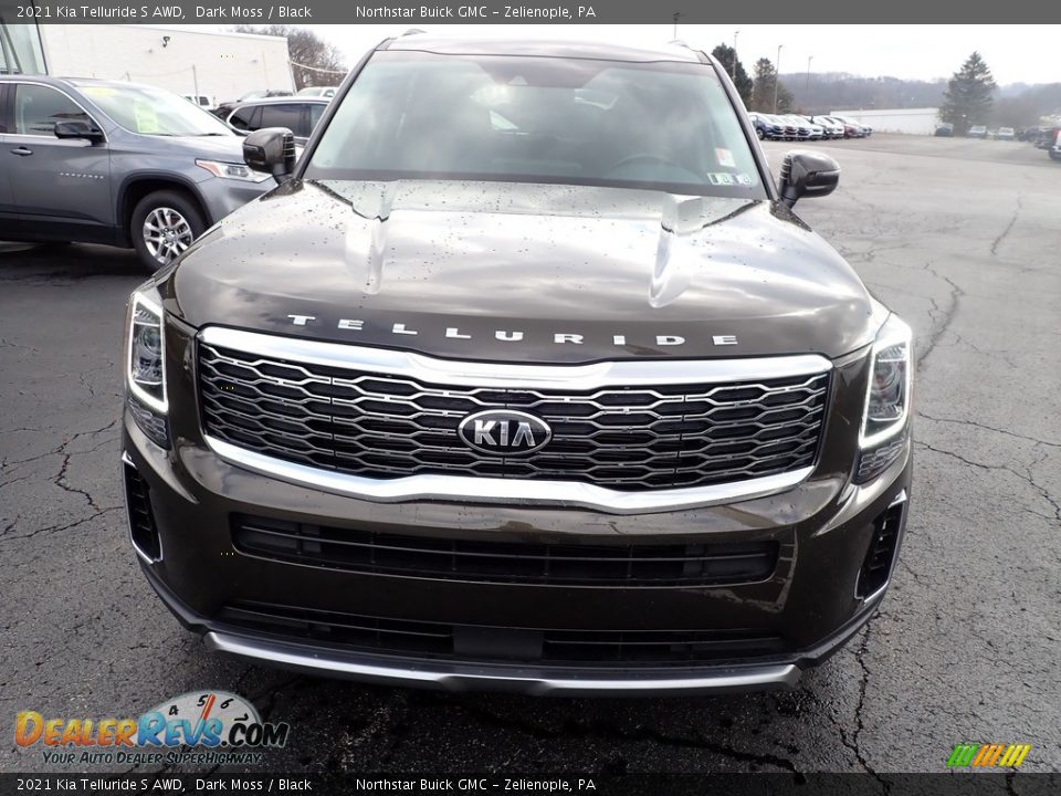 2021 Kia Telluride S AWD Dark Moss / Black Photo #11