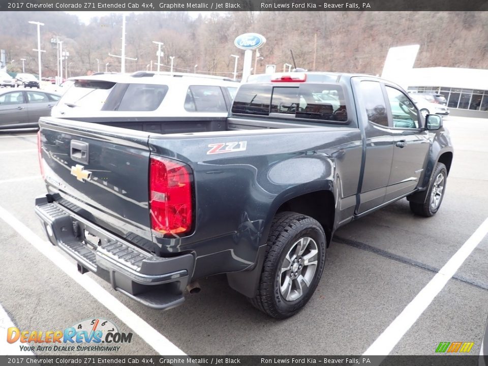 2017 Chevrolet Colorado Z71 Extended Cab 4x4 Graphite Metallic / Jet Black Photo #4