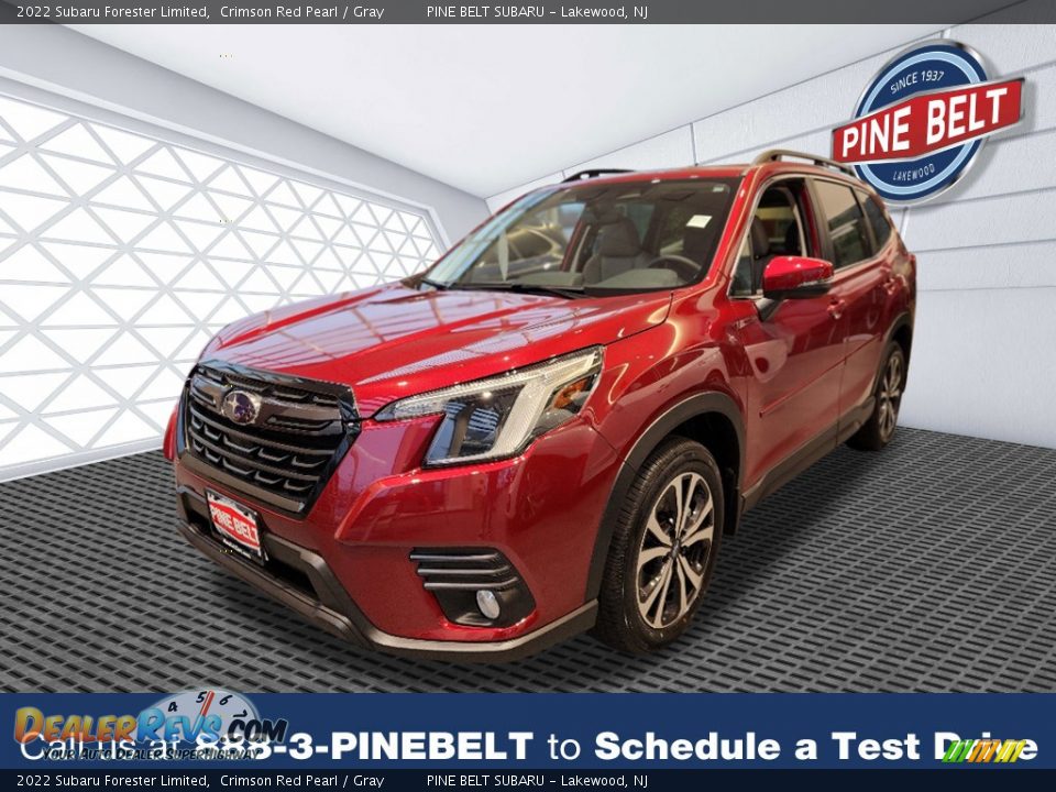 2022 Subaru Forester Limited Crimson Red Pearl / Gray Photo #1