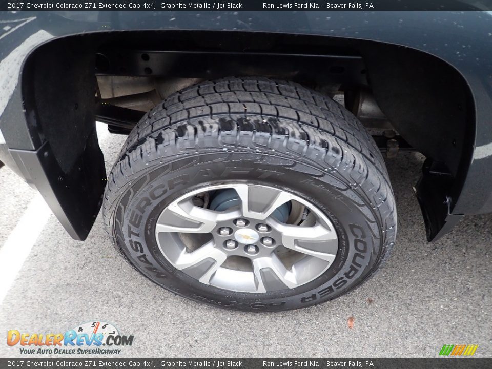 2017 Chevrolet Colorado Z71 Extended Cab 4x4 Graphite Metallic / Jet Black Photo #5