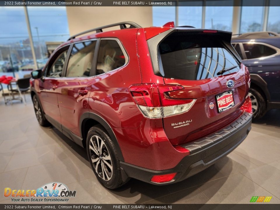 2022 Subaru Forester Limited Crimson Red Pearl / Gray Photo #4