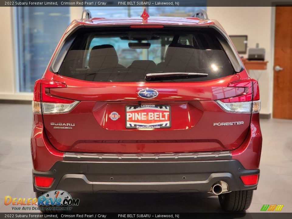 2022 Subaru Forester Limited Crimson Red Pearl / Gray Photo #5