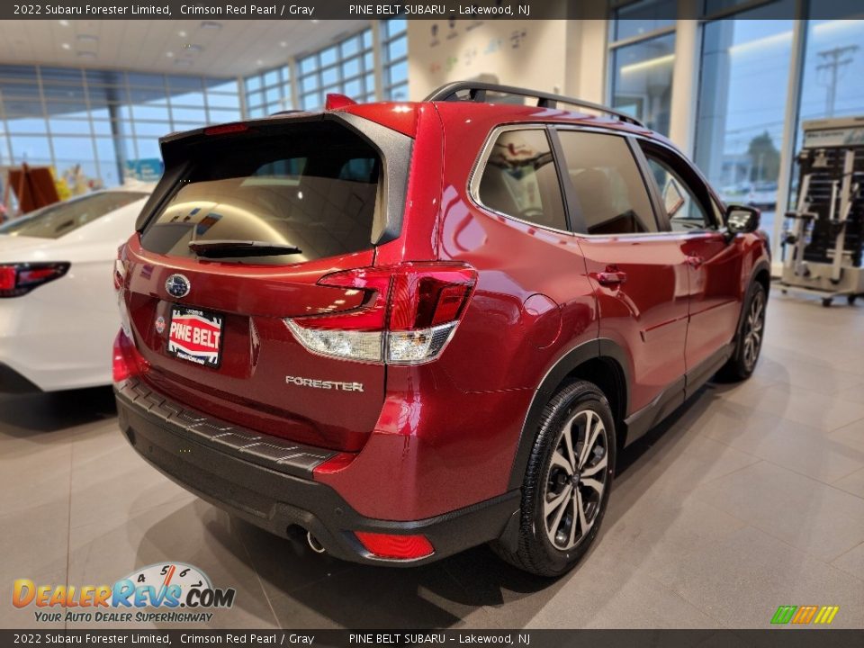 2022 Subaru Forester Limited Crimson Red Pearl / Gray Photo #6