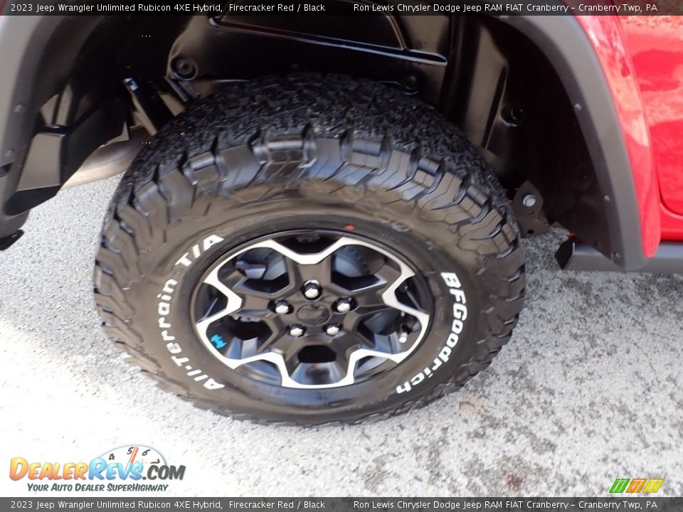 2023 Jeep Wrangler Unlimited Rubicon 4XE Hybrid Firecracker Red / Black Photo #9