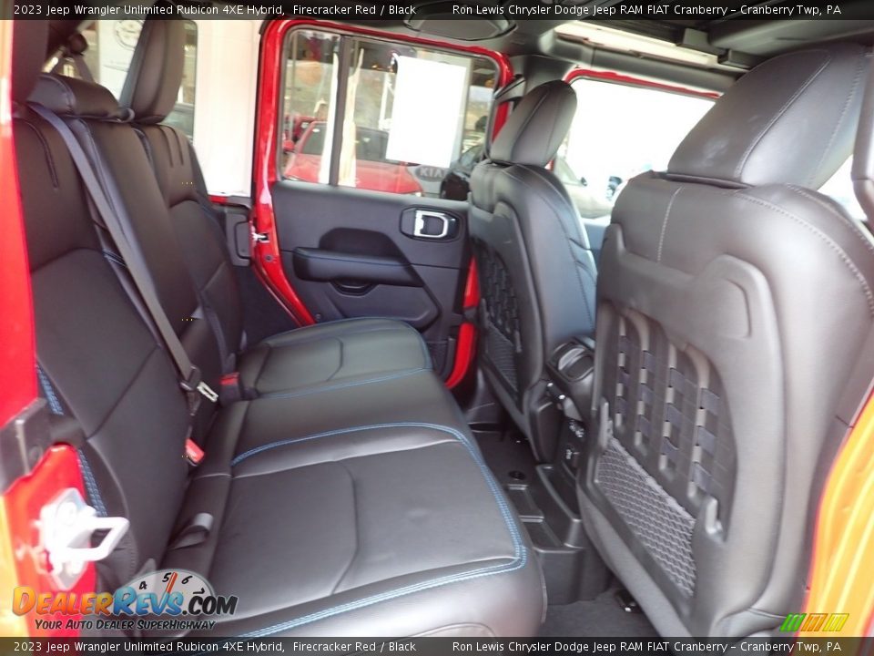 2023 Jeep Wrangler Unlimited Rubicon 4XE Hybrid Firecracker Red / Black Photo #10
