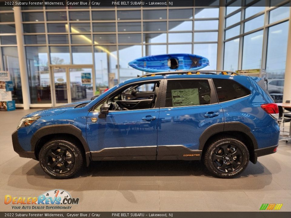 2022 Subaru Forester Wilderness Geyser Blue / Gray Photo #3