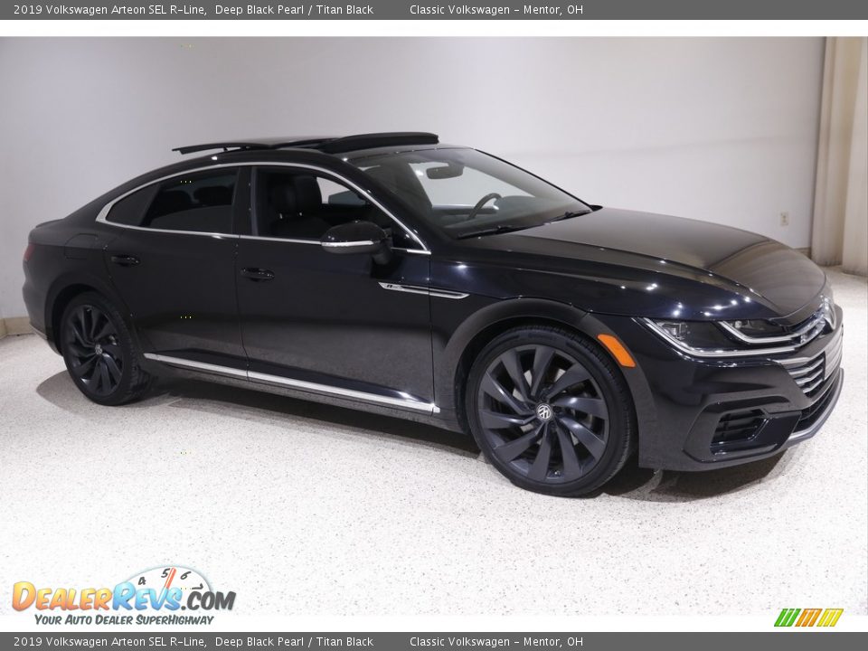 Deep Black Pearl 2019 Volkswagen Arteon SEL R-Line Photo #1