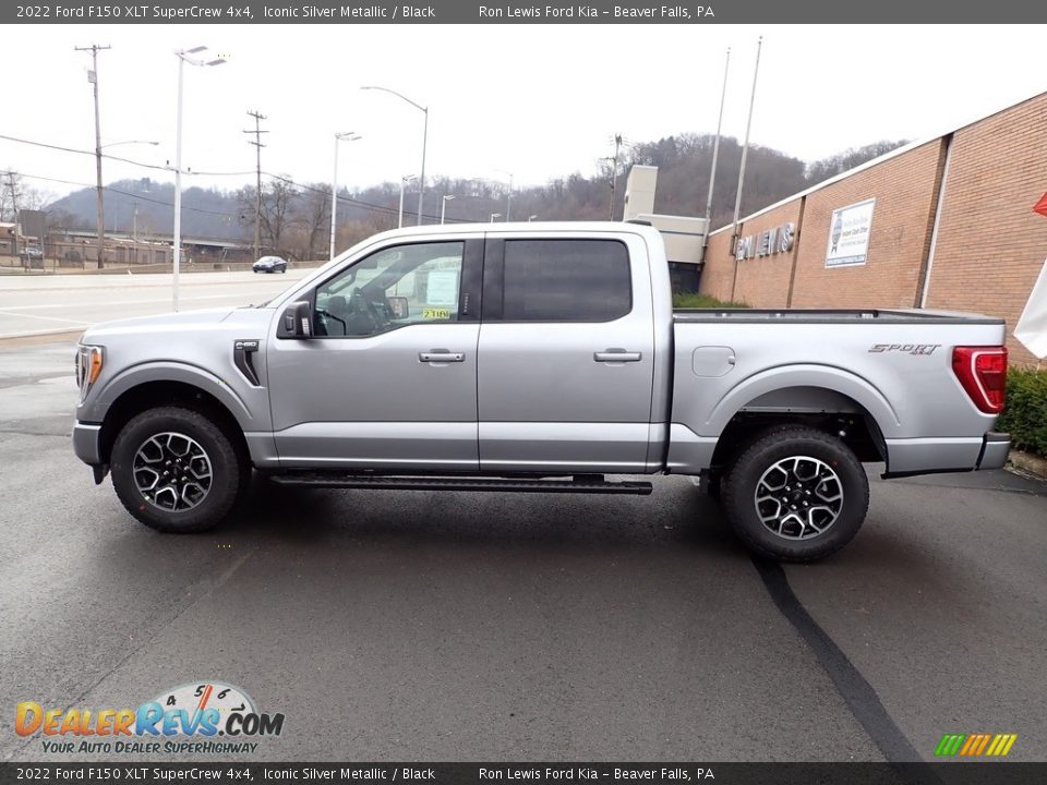 Iconic Silver Metallic 2022 Ford F150 XLT SuperCrew 4x4 Photo #5