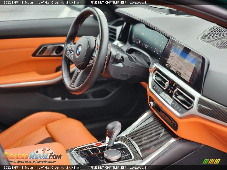 Black Interior - 2022 BMW M3 Sedan Photo #3