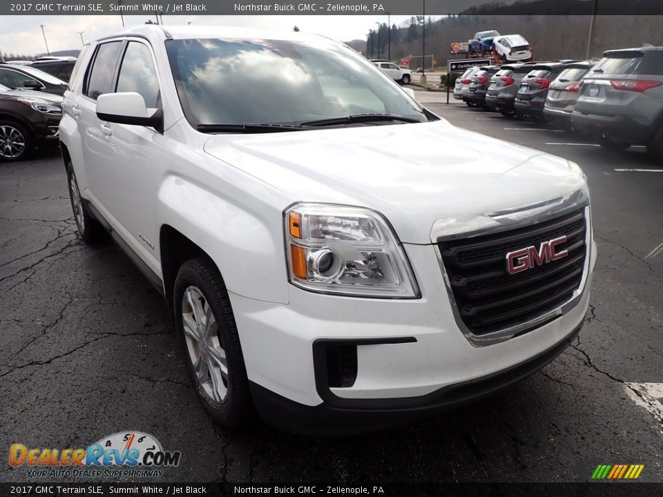 2017 GMC Terrain SLE Summit White / Jet Black Photo #10