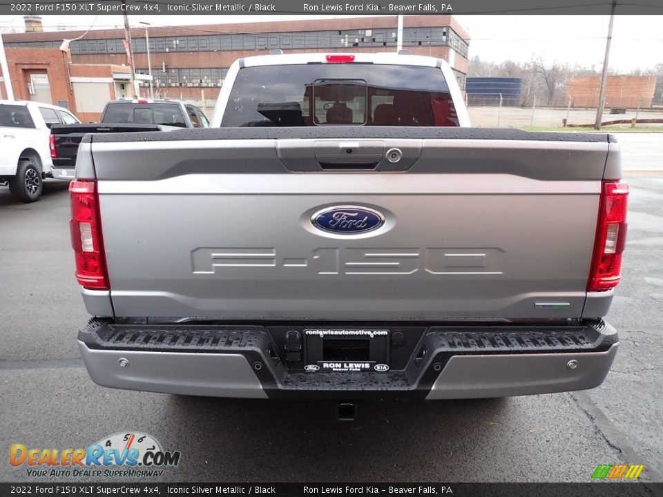 2022 Ford F150 XLT SuperCrew 4x4 Iconic Silver Metallic / Black Photo #7