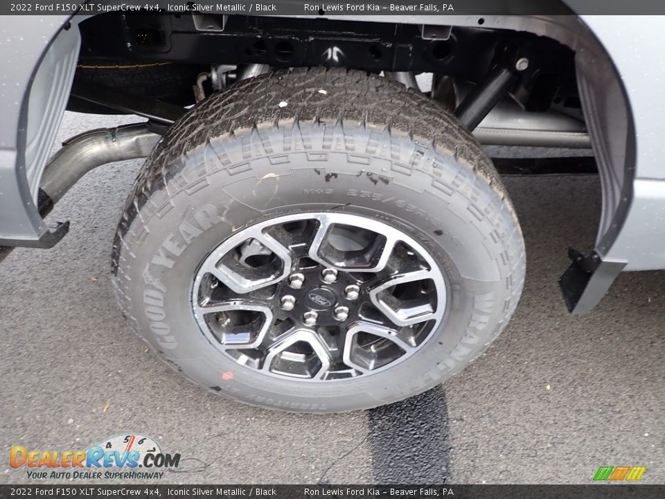 2022 Ford F150 XLT SuperCrew 4x4 Iconic Silver Metallic / Black Photo #9
