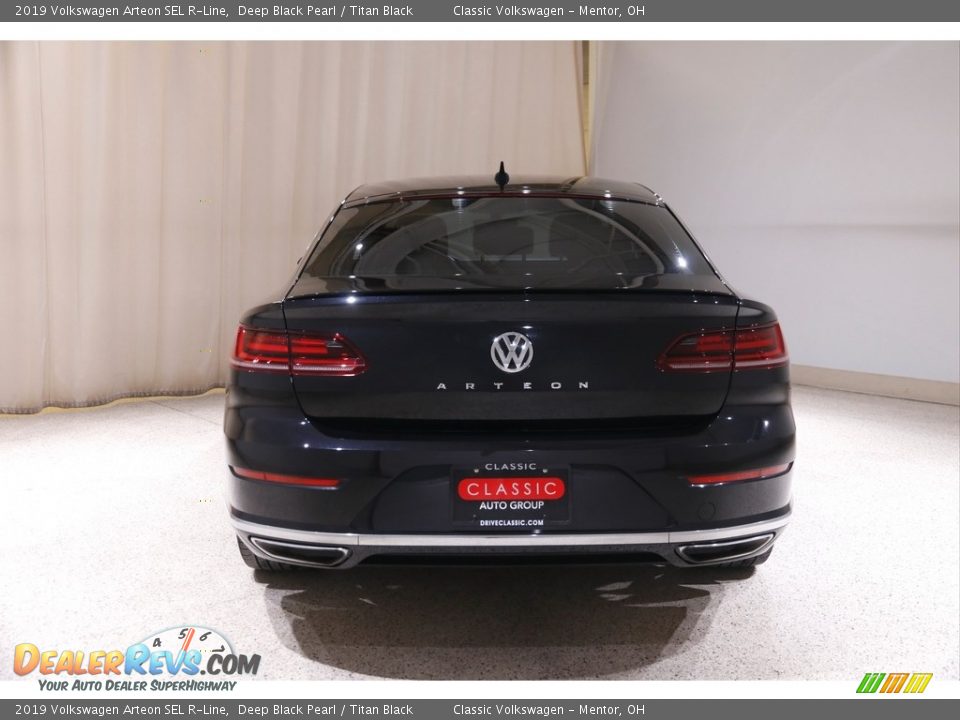 2019 Volkswagen Arteon SEL R-Line Deep Black Pearl / Titan Black Photo #20