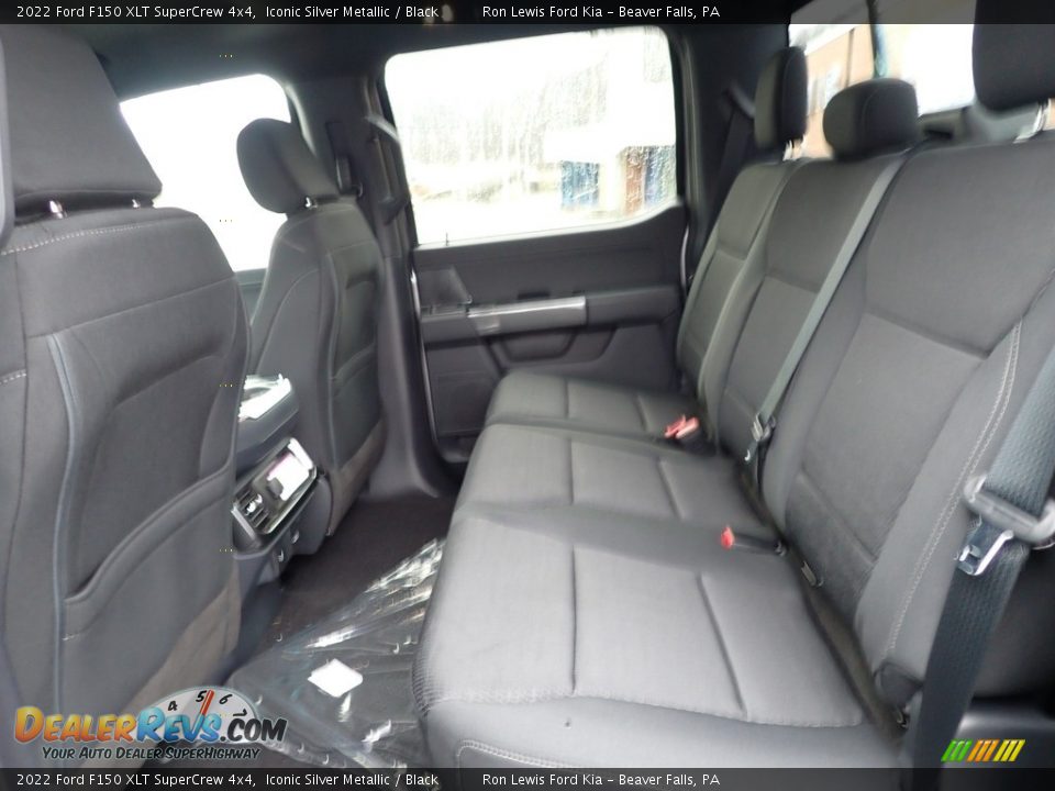 Rear Seat of 2022 Ford F150 XLT SuperCrew 4x4 Photo #13