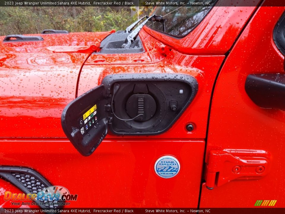 2023 Jeep Wrangler Unlimited Sahara 4XE Hybrid Firecracker Red / Black Photo #9