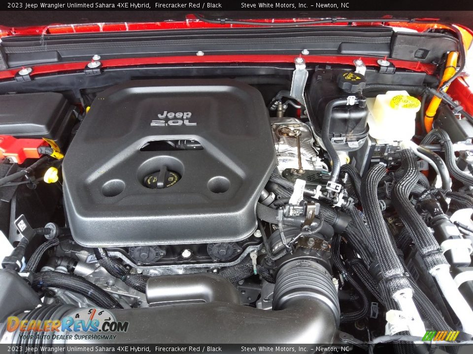 2023 Jeep Wrangler Unlimited Sahara 4XE Hybrid 2.0 Liter Turbocharged DOHC 16-Valve VVT 4 Cylinder Gasoline/Electric Hybrid Engine Photo #10