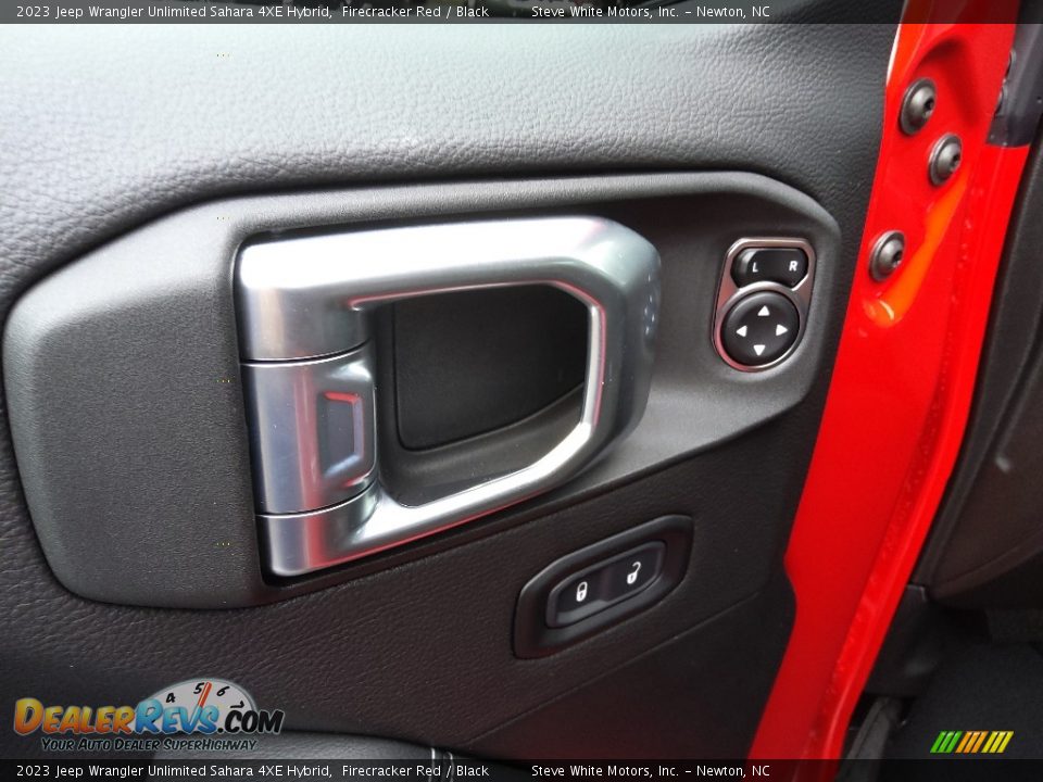 2023 Jeep Wrangler Unlimited Sahara 4XE Hybrid Firecracker Red / Black Photo #12