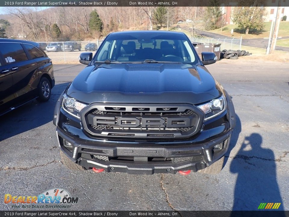 2019 Ford Ranger Lariat SuperCrew 4x4 Shadow Black / Ebony Photo #3