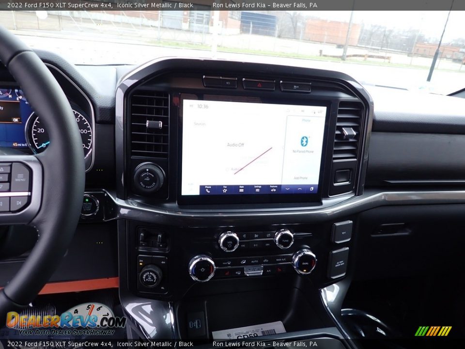 2022 Ford F150 XLT SuperCrew 4x4 Iconic Silver Metallic / Black Photo #18