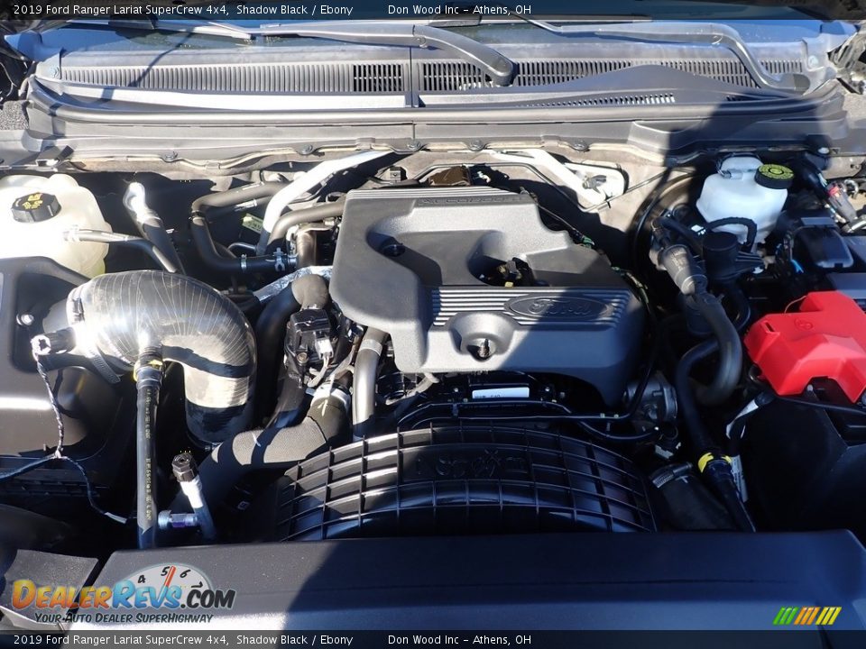 2019 Ford Ranger Lariat SuperCrew 4x4 Shadow Black / Ebony Photo #5