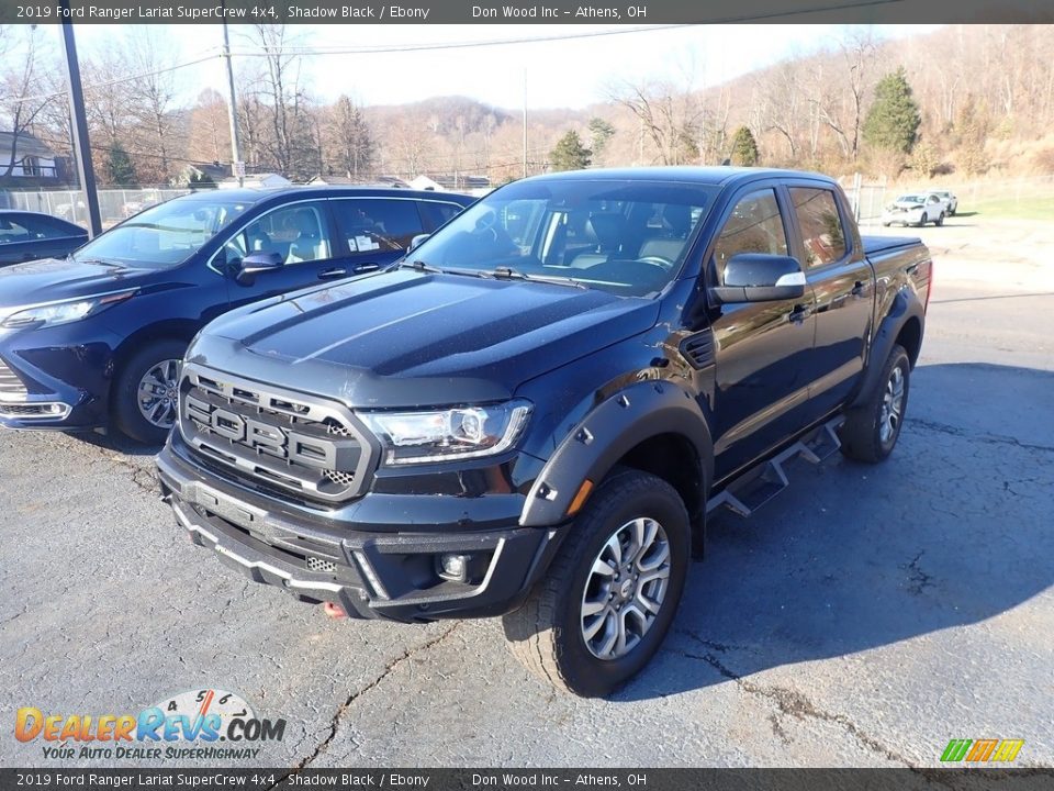 2019 Ford Ranger Lariat SuperCrew 4x4 Shadow Black / Ebony Photo #7