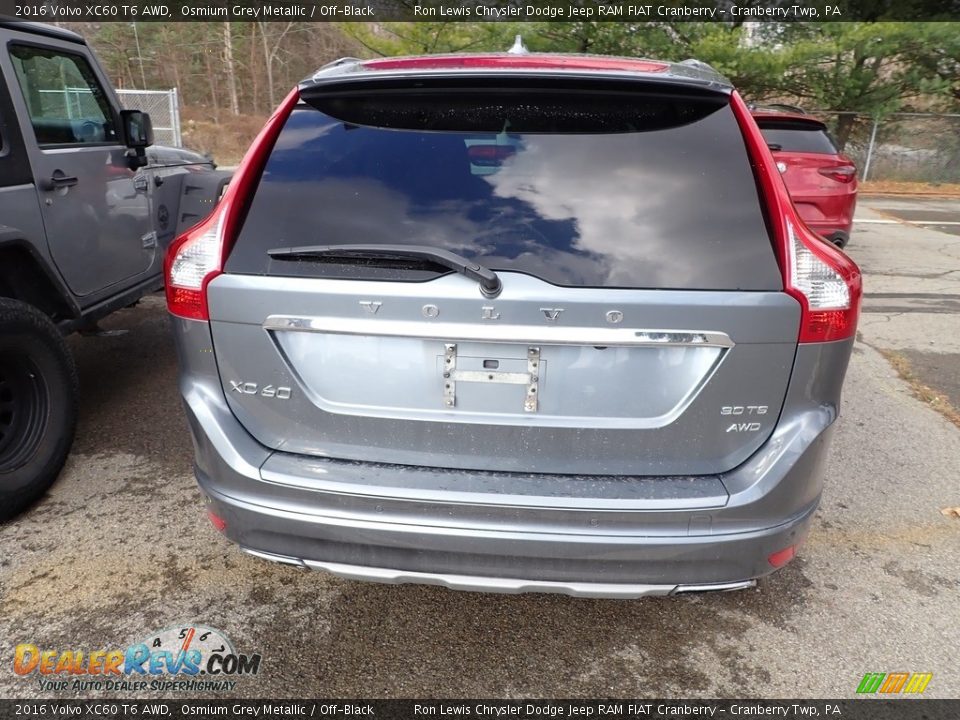 2016 Volvo XC60 T6 AWD Osmium Grey Metallic / Off-Black Photo #4