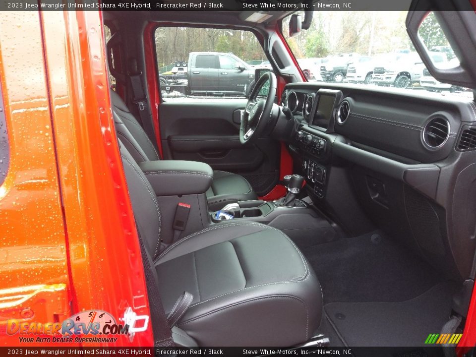 Front Seat of 2023 Jeep Wrangler Unlimited Sahara 4XE Hybrid Photo #19