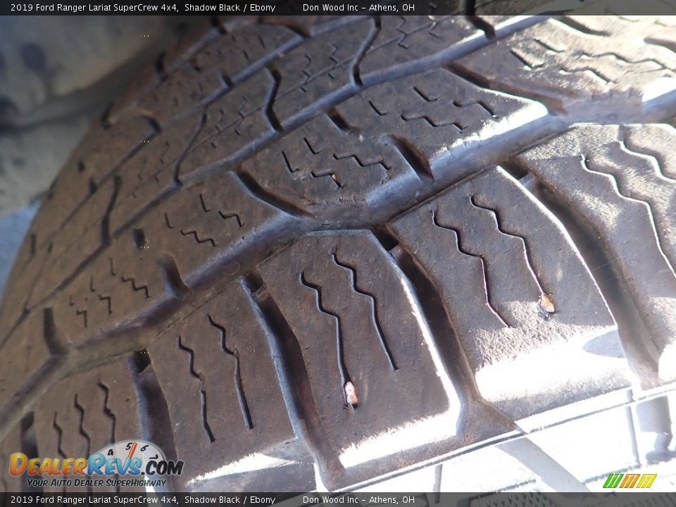 2019 Ford Ranger Lariat SuperCrew 4x4 Shadow Black / Ebony Photo #13