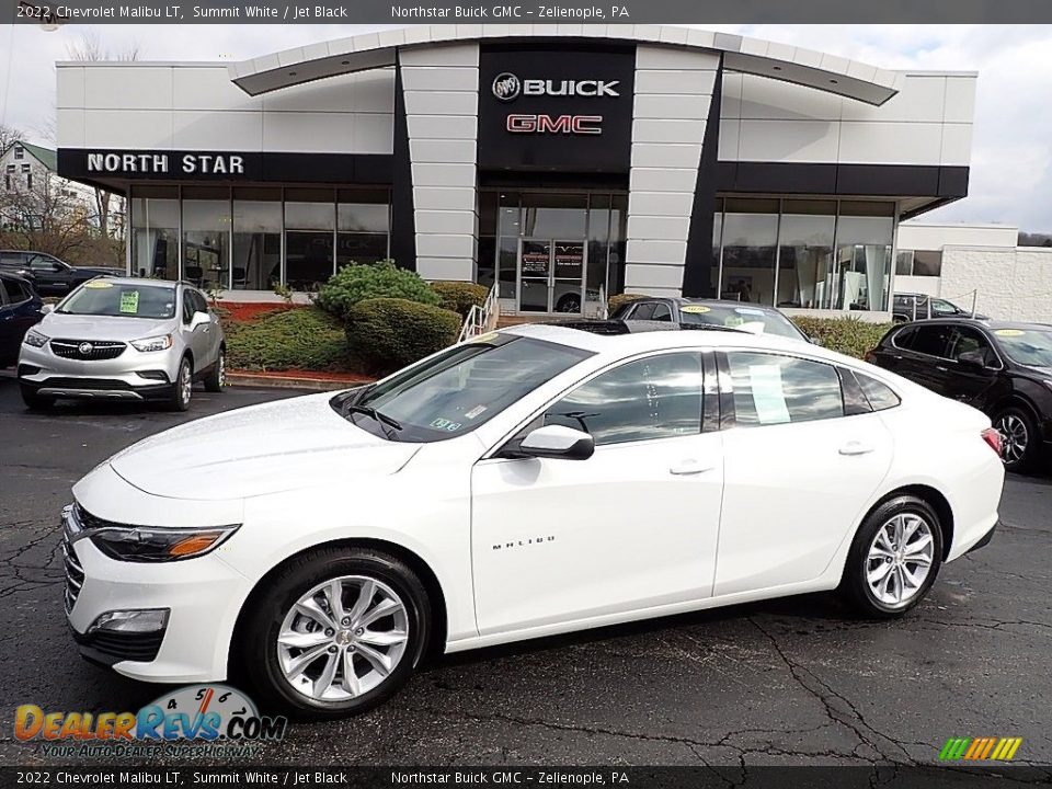 2022 Chevrolet Malibu LT Summit White / Jet Black Photo #1