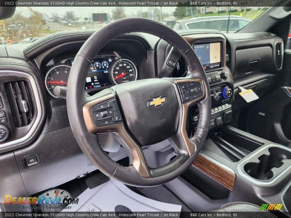 2022 Chevrolet Silverado 3500HD High Country Crew Cab 4x4 Iridescent Pearl Tricoat / Jet Black Photo #24