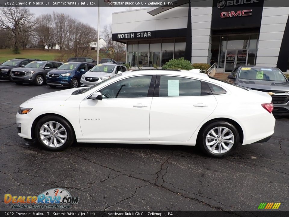 2022 Chevrolet Malibu LT Summit White / Jet Black Photo #2