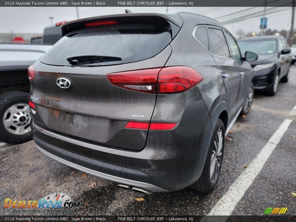 2019 Hyundai Tucson Limited AWD Sage Brown / Black Photo #7