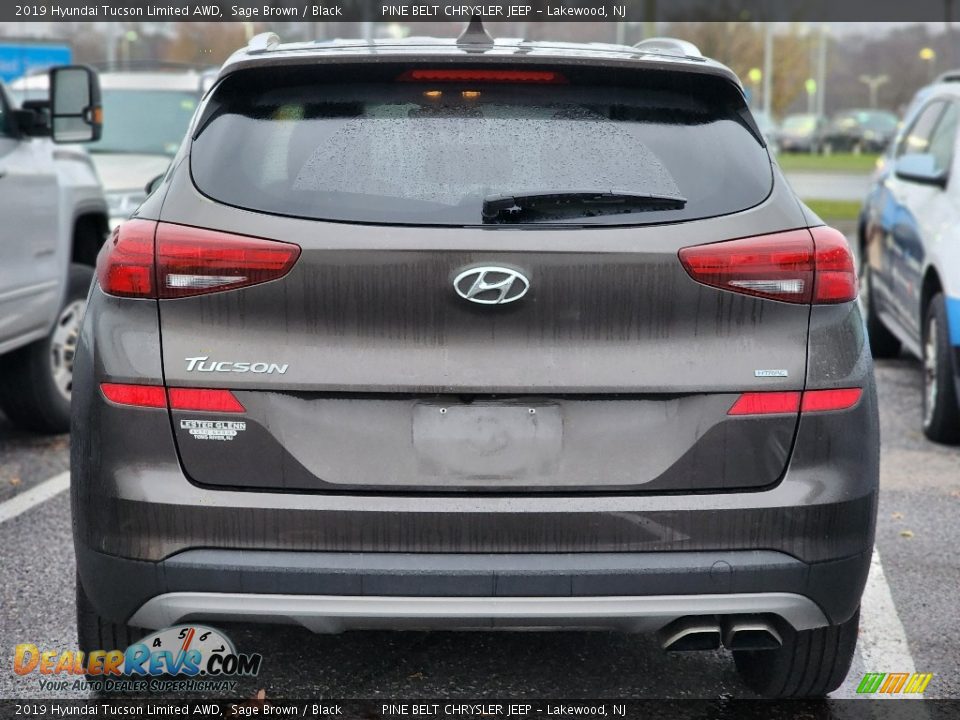 2019 Hyundai Tucson Limited AWD Sage Brown / Black Photo #8