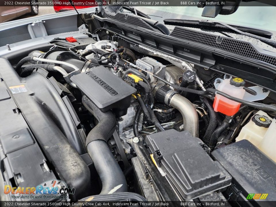 2022 Chevrolet Silverado 3500HD High Country Crew Cab 4x4 Iridescent Pearl Tricoat / Jet Black Photo #30