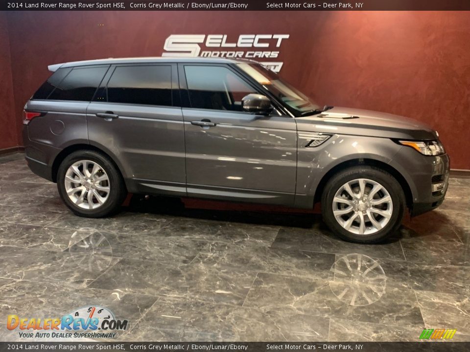 2014 Land Rover Range Rover Sport HSE Corris Grey Metallic / Ebony/Lunar/Ebony Photo #3