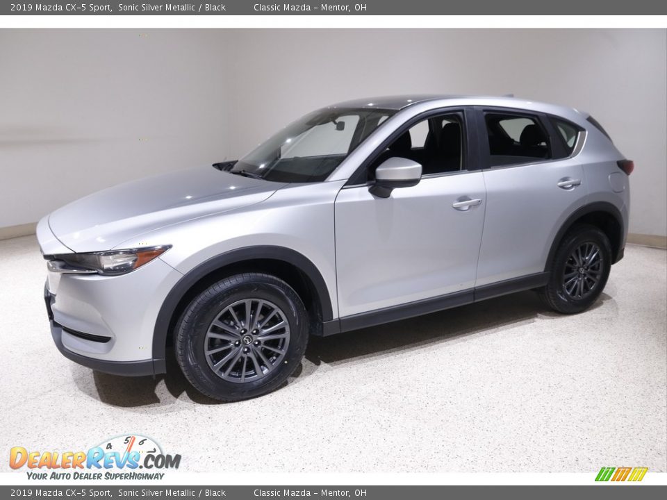 2019 Mazda CX-5 Sport Sonic Silver Metallic / Black Photo #3