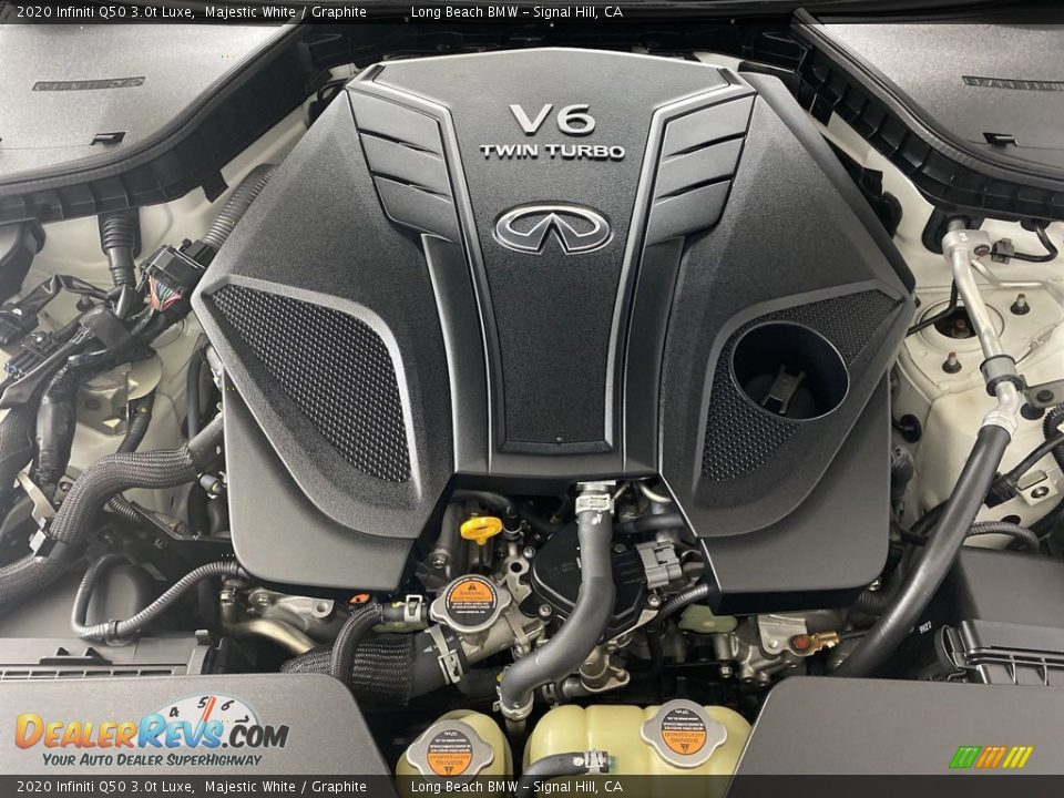 2020 Infiniti Q50 3.0t Luxe 3.0 Liter Twin-Turbocharged DOHC 24-Valve VVT V6 Engine Photo #11