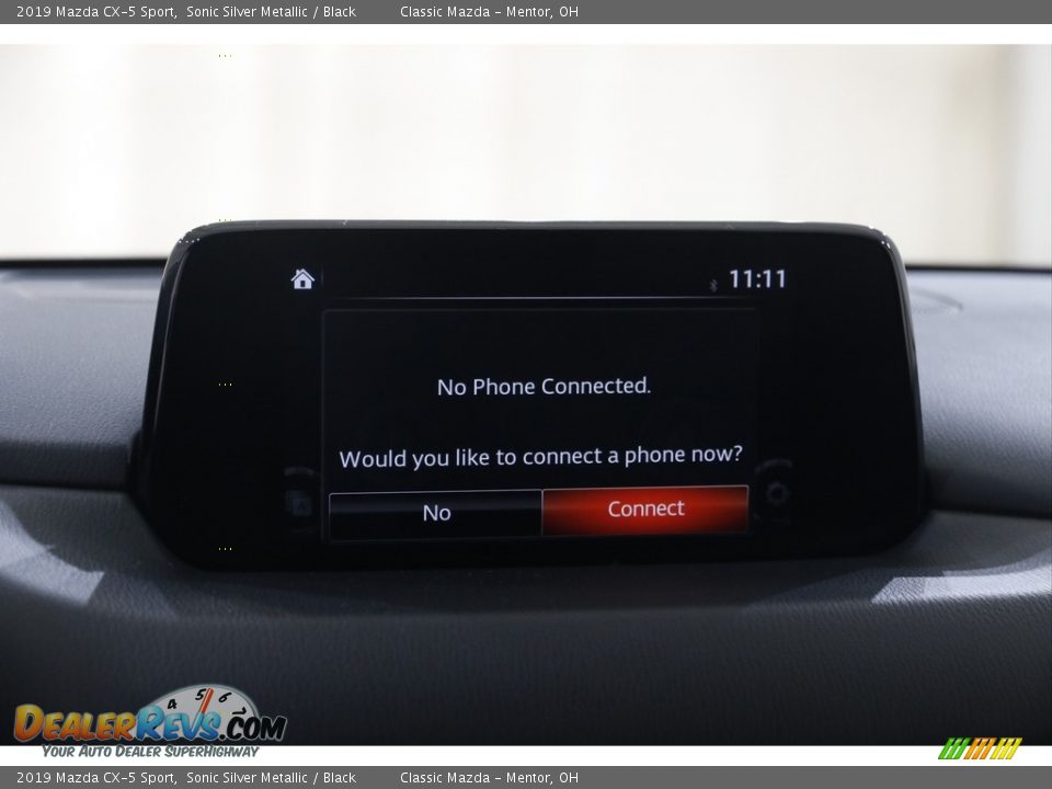 2019 Mazda CX-5 Sport Sonic Silver Metallic / Black Photo #10