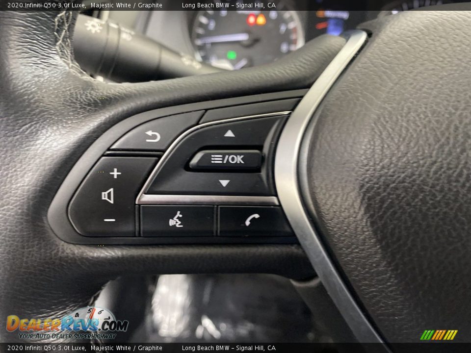 2020 Infiniti Q50 3.0t Luxe Steering Wheel Photo #18