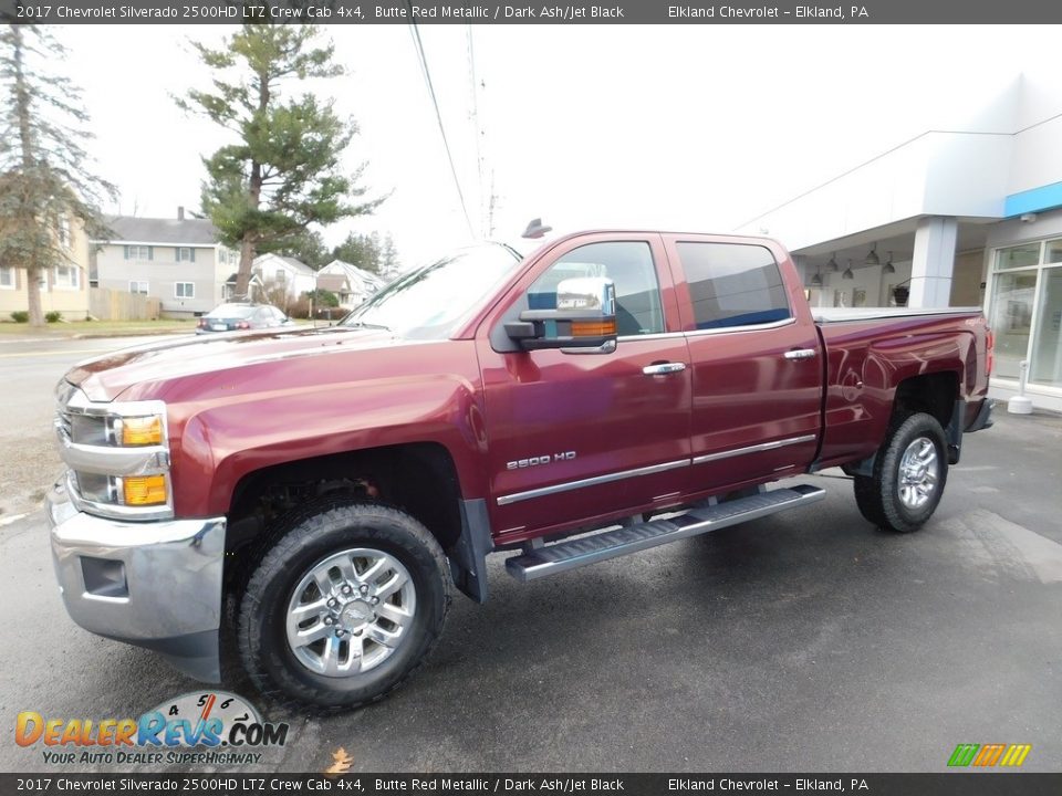 2017 Chevrolet Silverado 2500HD LTZ Crew Cab 4x4 Butte Red Metallic / Dark Ash/Jet Black Photo #1