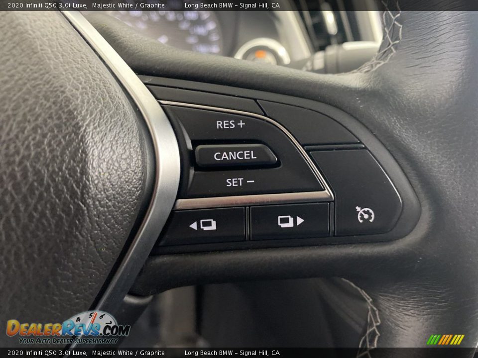 2020 Infiniti Q50 3.0t Luxe Steering Wheel Photo #19