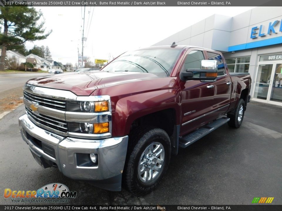 2017 Chevrolet Silverado 2500HD LTZ Crew Cab 4x4 Butte Red Metallic / Dark Ash/Jet Black Photo #2