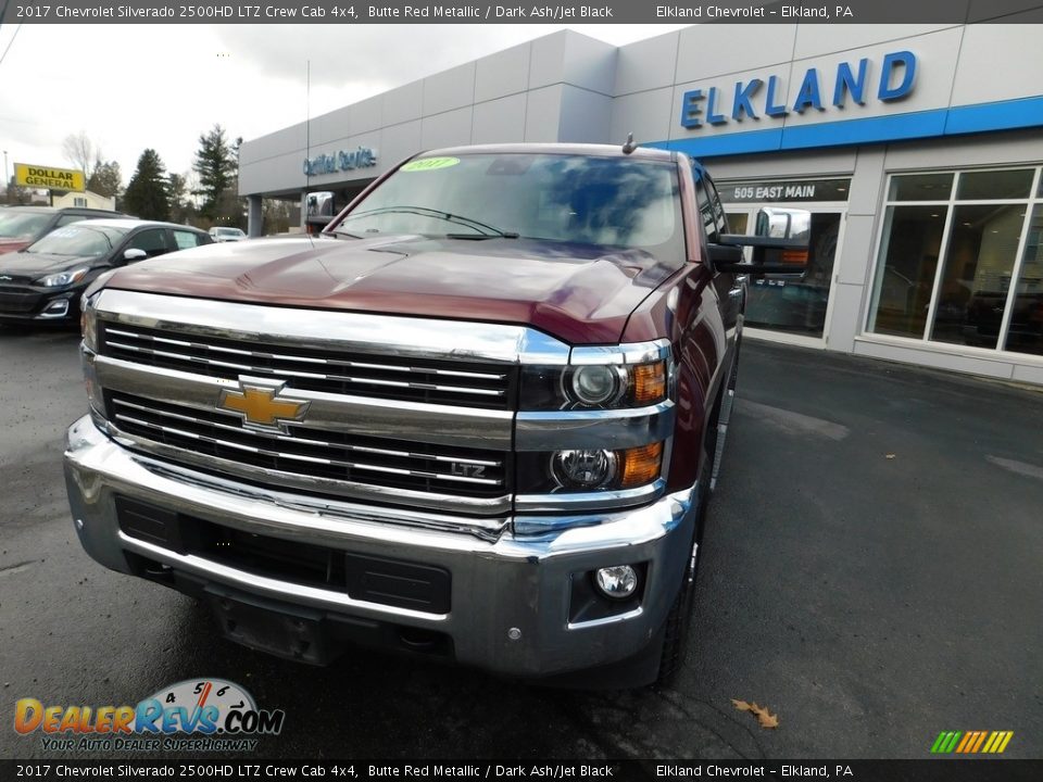 2017 Chevrolet Silverado 2500HD LTZ Crew Cab 4x4 Butte Red Metallic / Dark Ash/Jet Black Photo #3