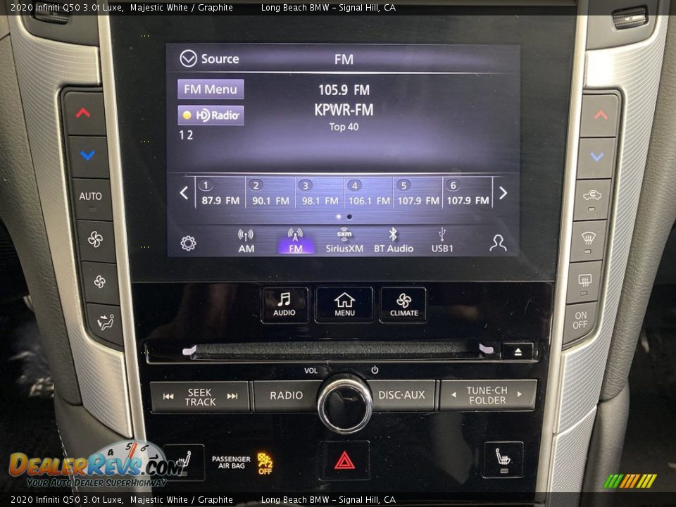Controls of 2020 Infiniti Q50 3.0t Luxe Photo #23