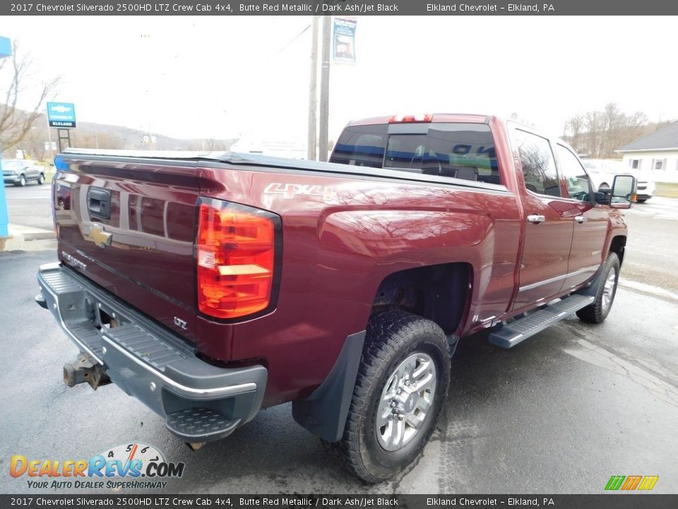 2017 Chevrolet Silverado 2500HD LTZ Crew Cab 4x4 Butte Red Metallic / Dark Ash/Jet Black Photo #7