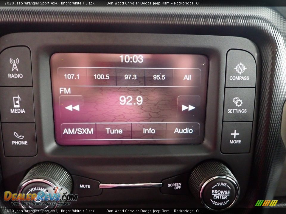 2020 Jeep Wrangler Sport 4x4 Bright White / Black Photo #2