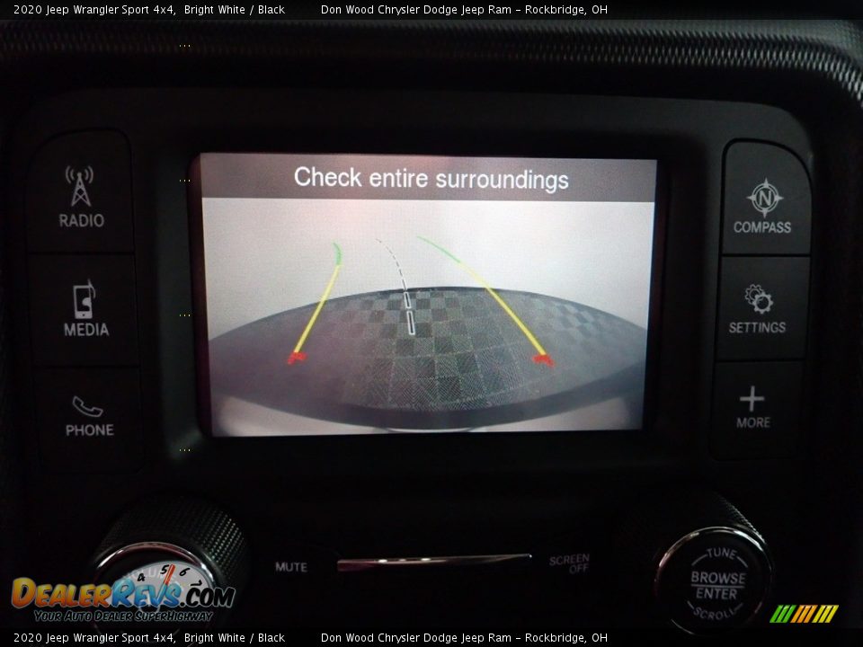 2020 Jeep Wrangler Sport 4x4 Bright White / Black Photo #3