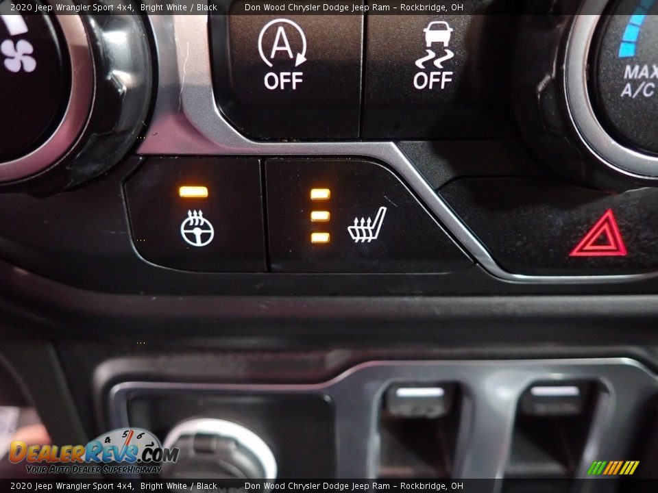2020 Jeep Wrangler Sport 4x4 Bright White / Black Photo #4