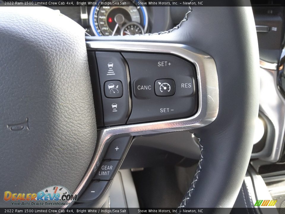 2022 Ram 1500 Limited Crew Cab 4x4 Steering Wheel Photo #23